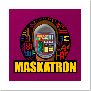 MASK-A-TRON Posters and Art